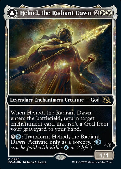 Heliod, the Radiant Dawn // Heliod, the Warped Eclipse (Showcase) (293) Foil - March of the Machine