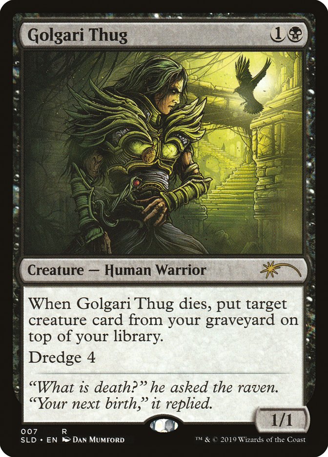 Golgari Thug [Secret Lair Drop Series] | Silver Goblin