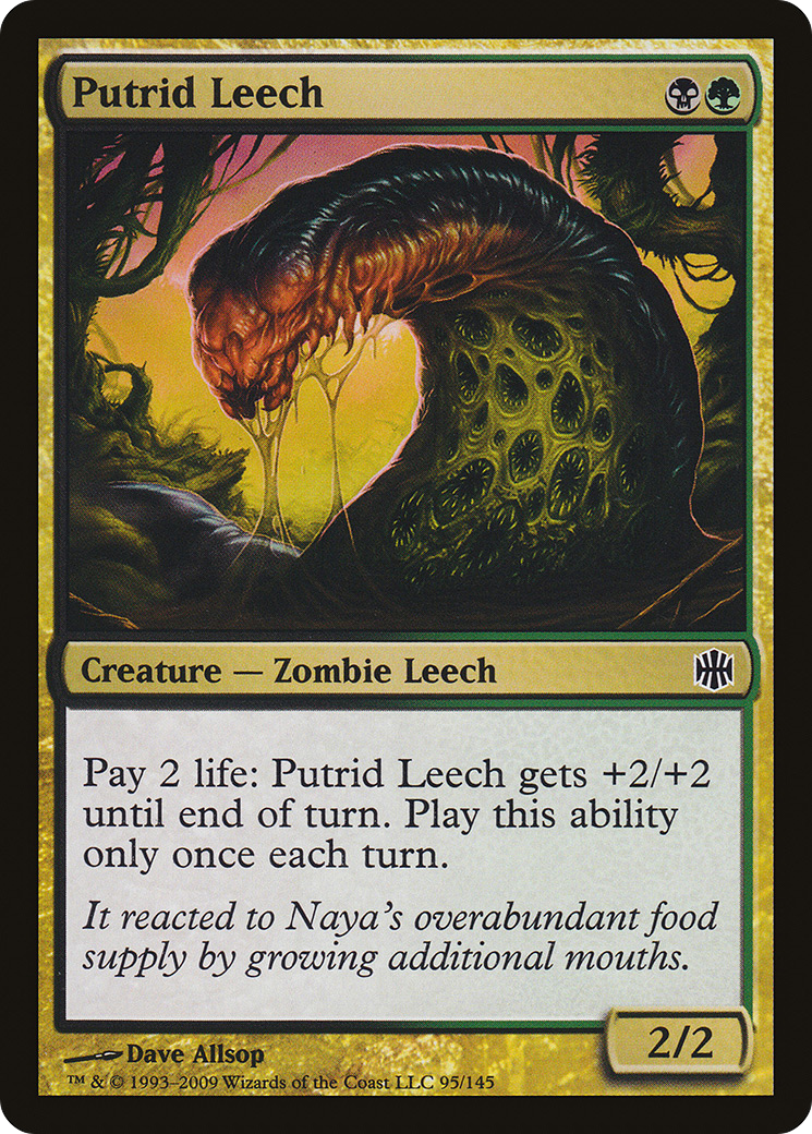 Putrid Leech (095) Foil - Alara Reborn
