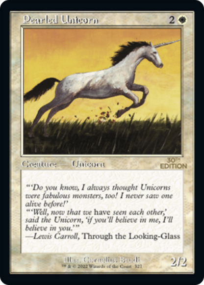 Pearled Unicorn (Retro) (327) - 30th Anniversary Edition