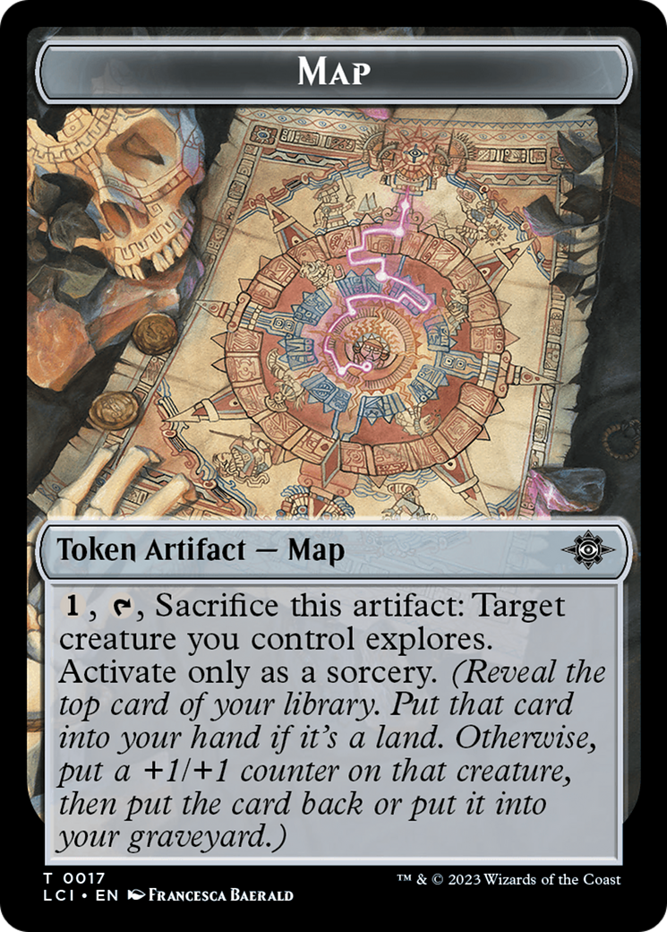 Map // Angel Double-Sided Token [The Lost Caverns of Ixalan Tokens] | Silver Goblin
