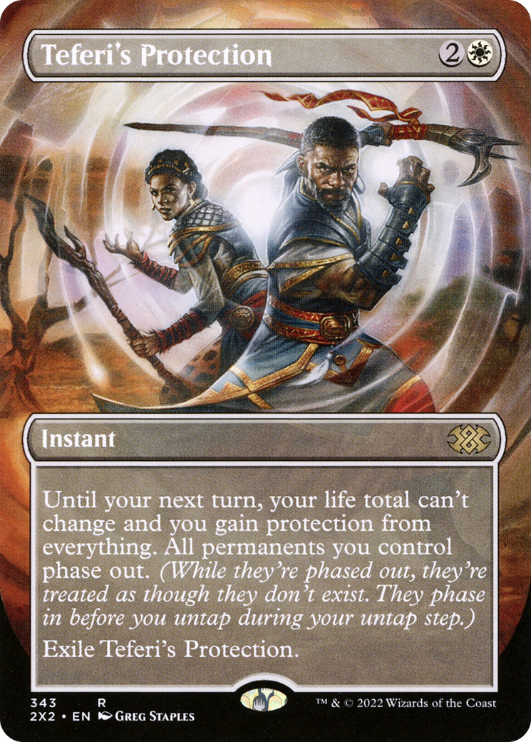 Teferi's Protection (Borderless) (343) - Double Masters 2022
