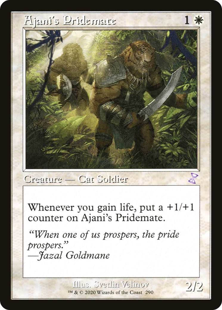 Ajani's Pridemate (Timeshifted) [Time Spiral Remastered] Foil