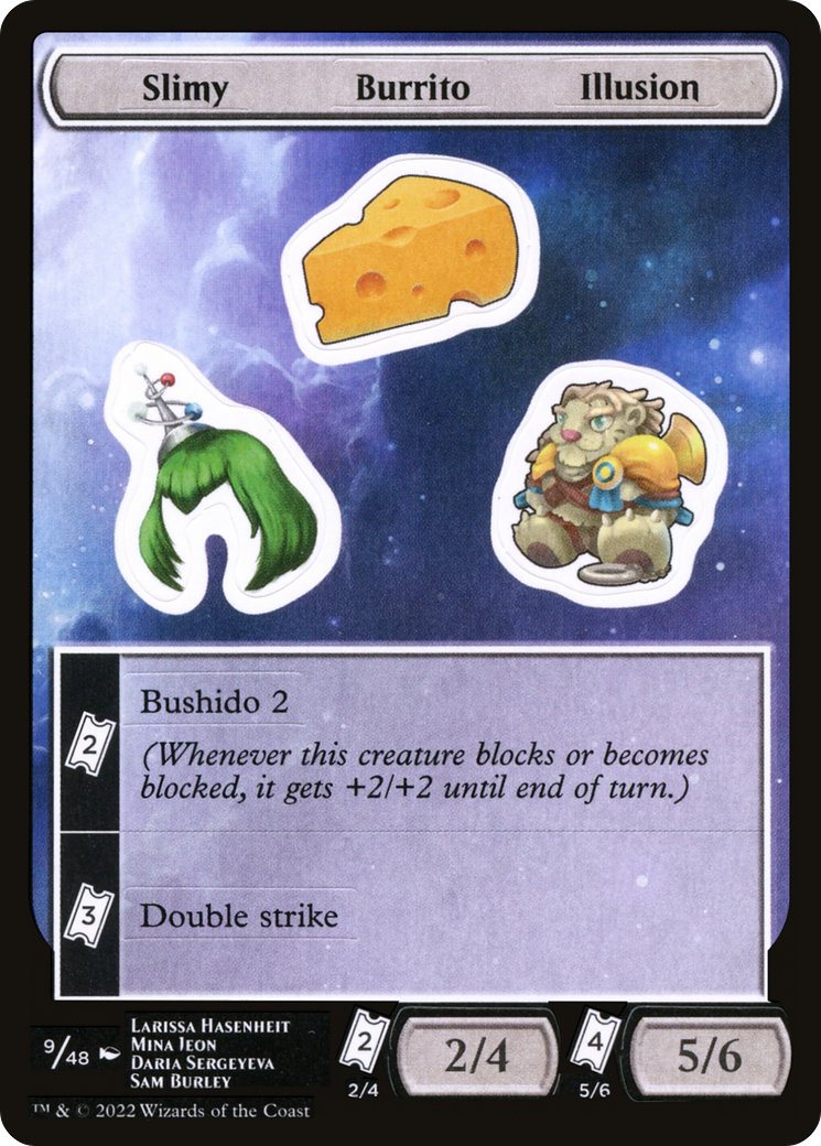 Slimy Burrito Illusion (009) - Unfinity Sticker Sheets