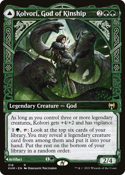 Kolvori, God of Kinship (Showcase) (318) - Kaldheim