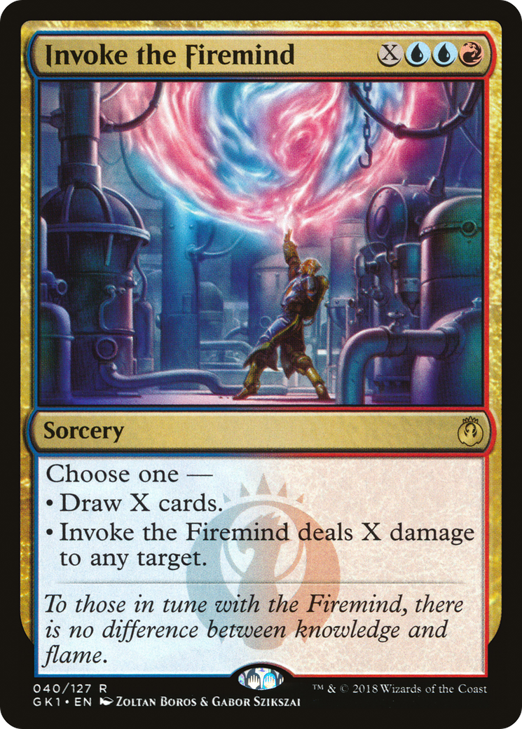 Invoke the Firemind [Guilds of Ravnica Guild Kit] | Silver Goblin