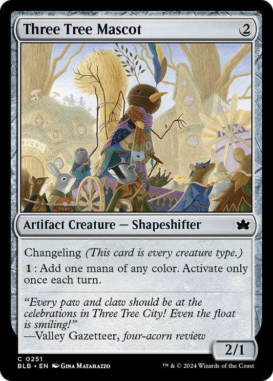 Three Tree Mascot [Bloomburrow] Foil