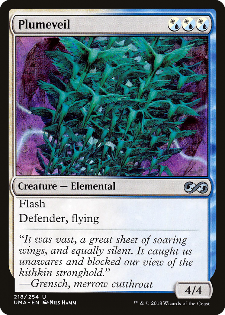 Plumeveil (218) Foil - Ultimate Masters