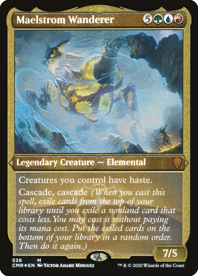 Maelstrom Wanderer (Etched) [Commander Legends] | Silver Goblin