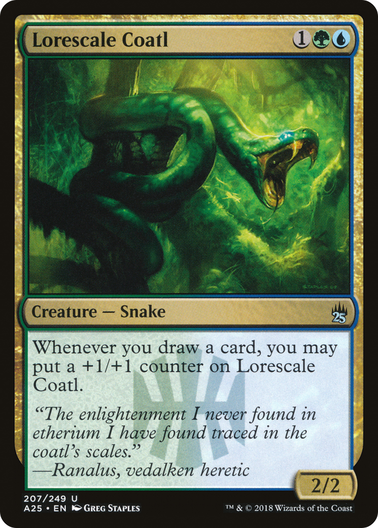 Lorescale Coatl (207) Foil - Masters 25
