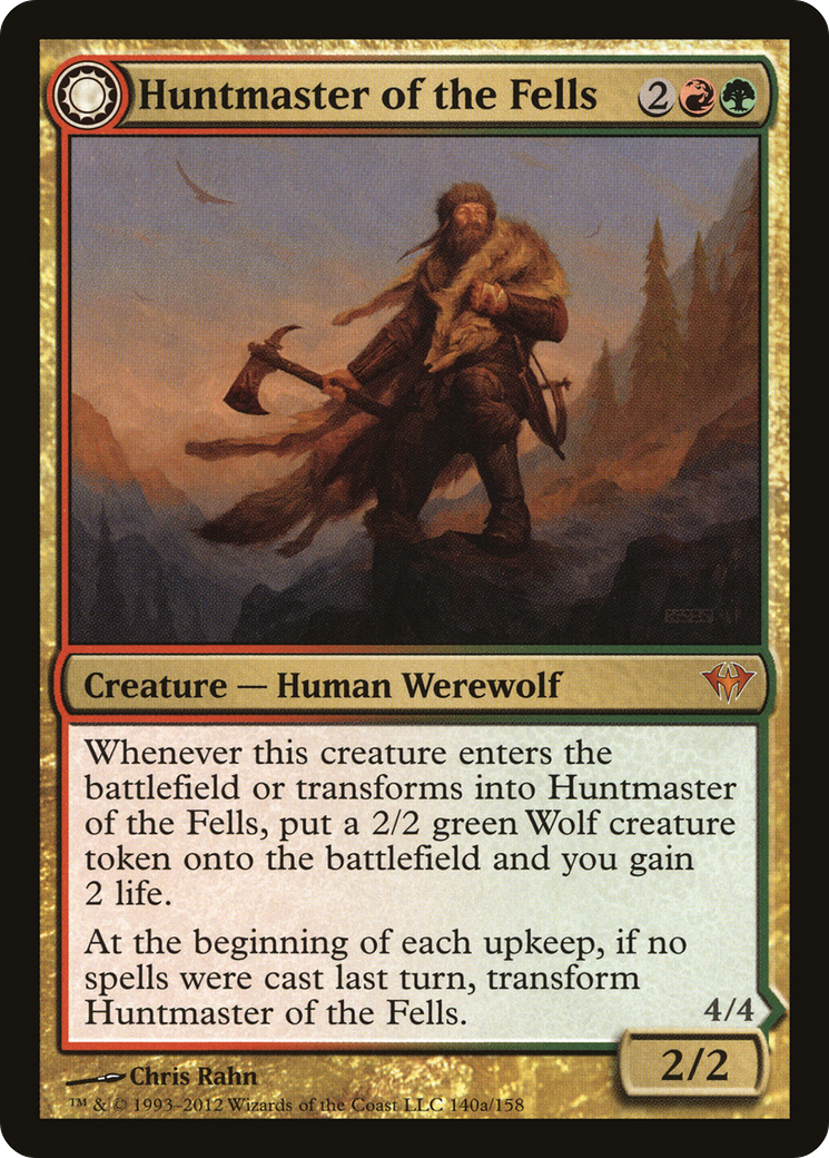 Huntmaster of the Fells (140) Foil - Dark Ascension