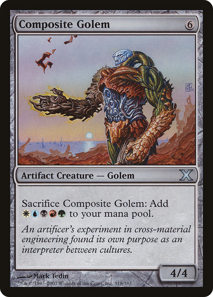 Composite Golem (318) - Tenth Edition