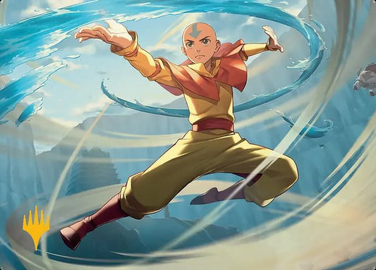 Aang, Swift Savior (020s) Gold-Stamped - Art Series: Avatar: The Last Airbender