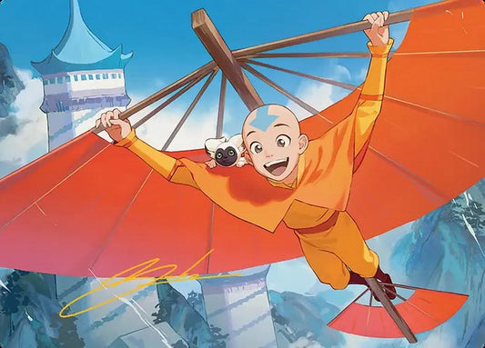 Aang, the Last Airbender (001s) Gold-Stamped - Art Series: Avatar: The Last Airbender
