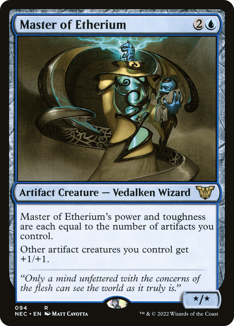 Master of Etherium (094) - Neon Dynasty Commander