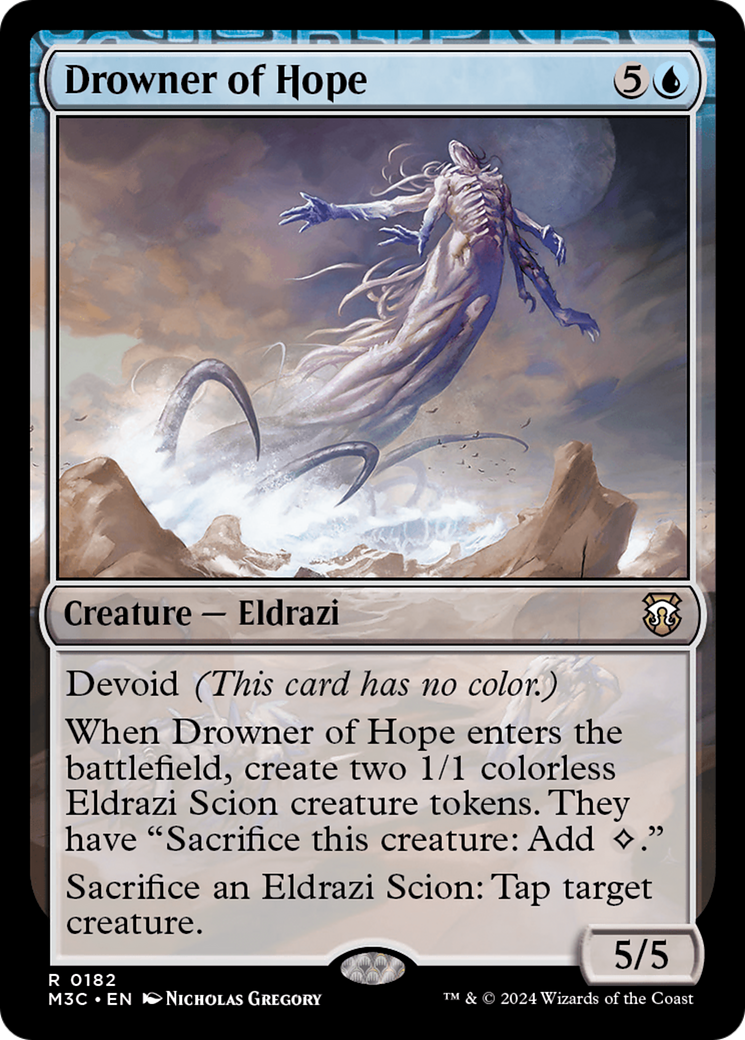 Drowner of Hope (Ripple Foil) [Modern Horizons 3 Commander] | Silver Goblin