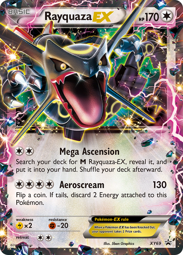 Rayquaza EX (XY69) (Shiny) [XY: Black Star Promos] | Silver Goblin