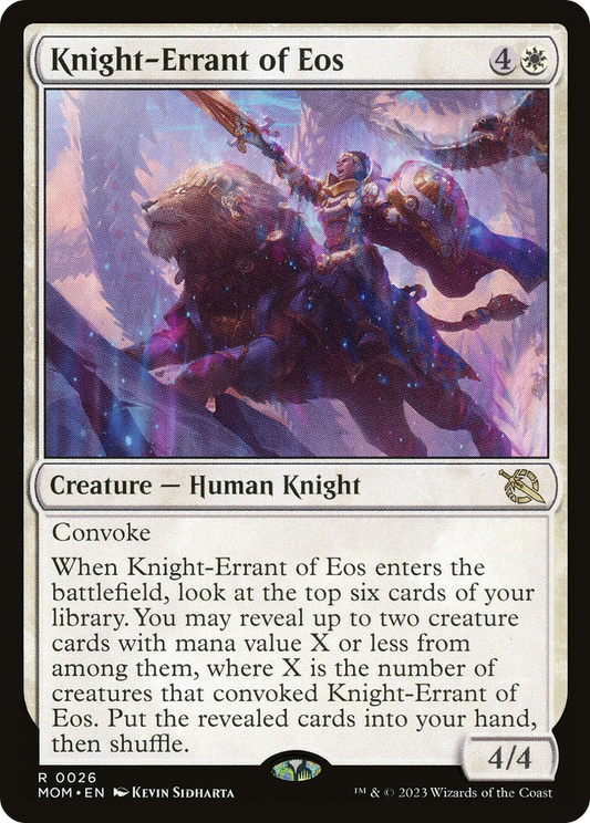 Knight-Errant of Eos (026) Foil - March of the Machine