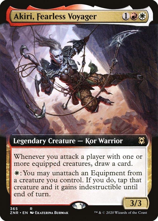 Akiri, Fearless Voyager (Extended Art) [Zendikar Rising] | Silver Goblin