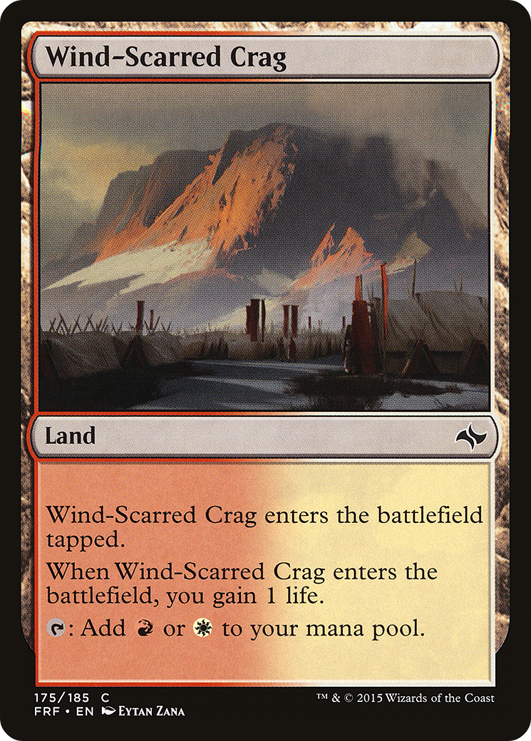 Wind-Scarred Crag (175) Foil - Fate Reforged