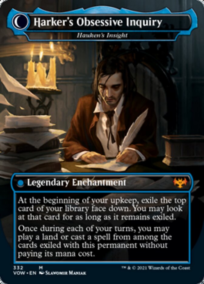 Jacob Hauken, Inspector // Hauken's Insight (332) Foil - Innistrad: Crimson Vow