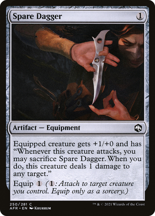 Spare Dagger [Dungeons & Dragons: Adventures in the Forgotten Realms] Foil