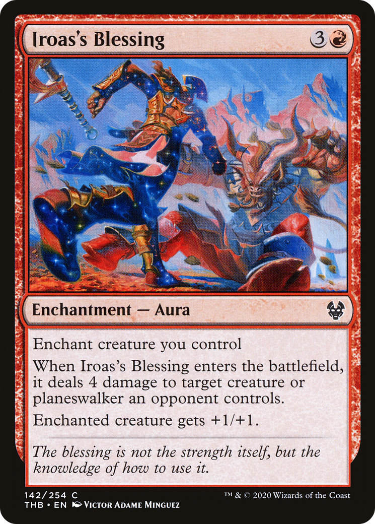 Iroas's Blessing (142) Foil - Theros Beyond Death