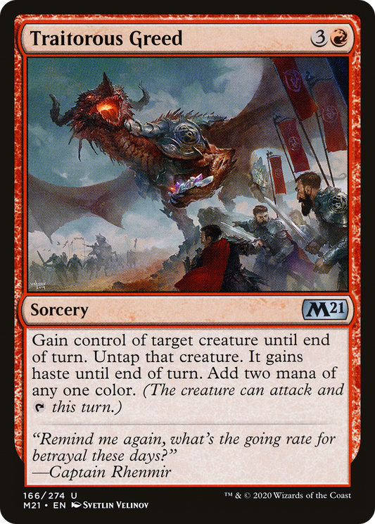 Traitorous Greed (166) - Core Set 2021