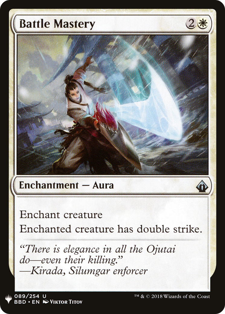 Battle Mastery (BBD-89) - The List