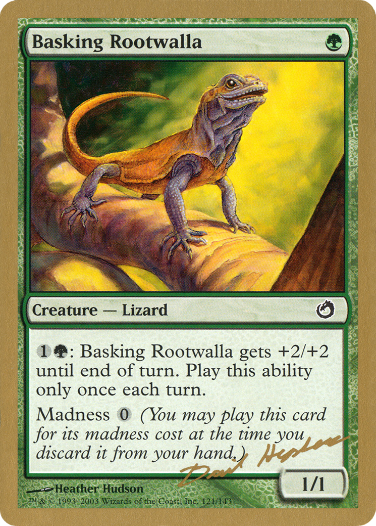 Basking Rootwalla (dh121) - World Championship Decks 2003