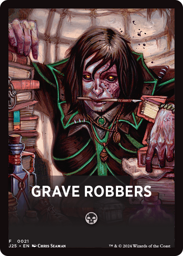 Grave Robbers Theme Card [Foundations Jumpstart Front Cards] | Silver Goblin