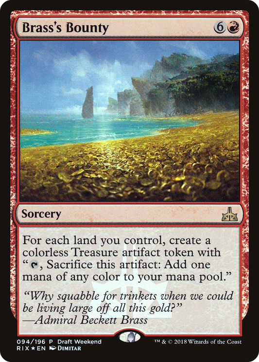 Brass's Bounty (094) Foil - Rivals of Ixalan Promos