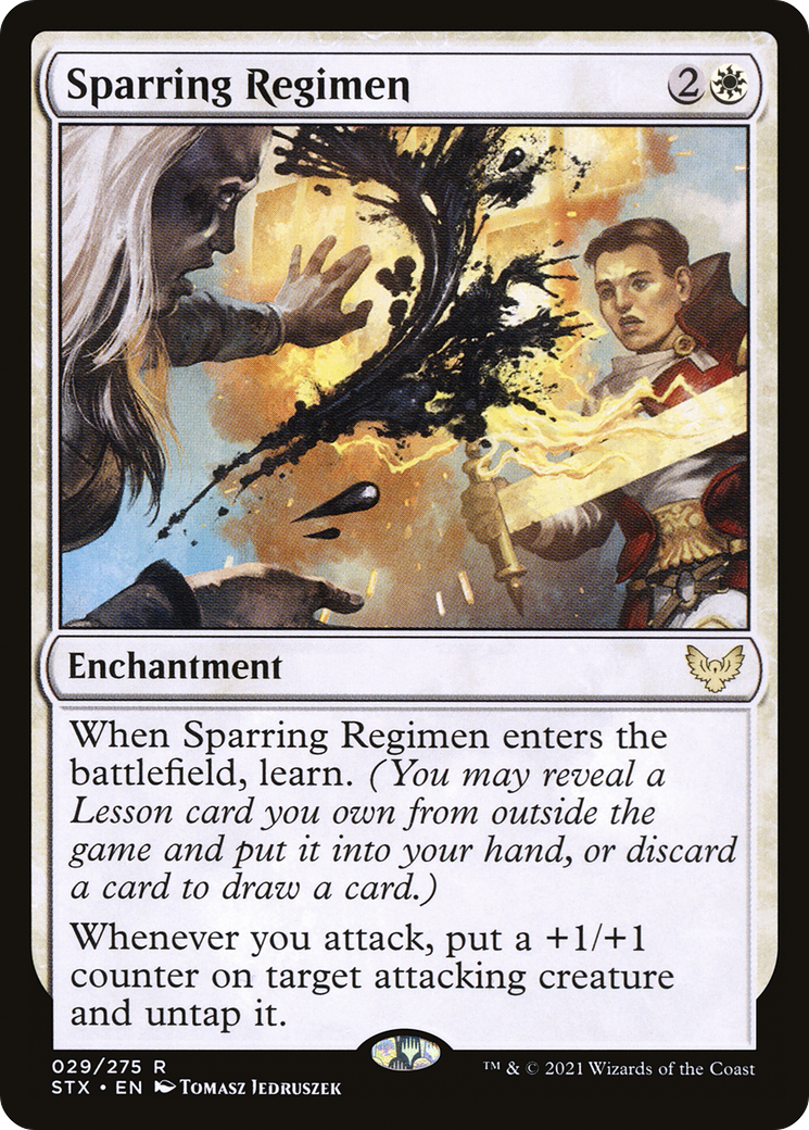 Sparring Regimen (029) - Strixhaven: School of Mages