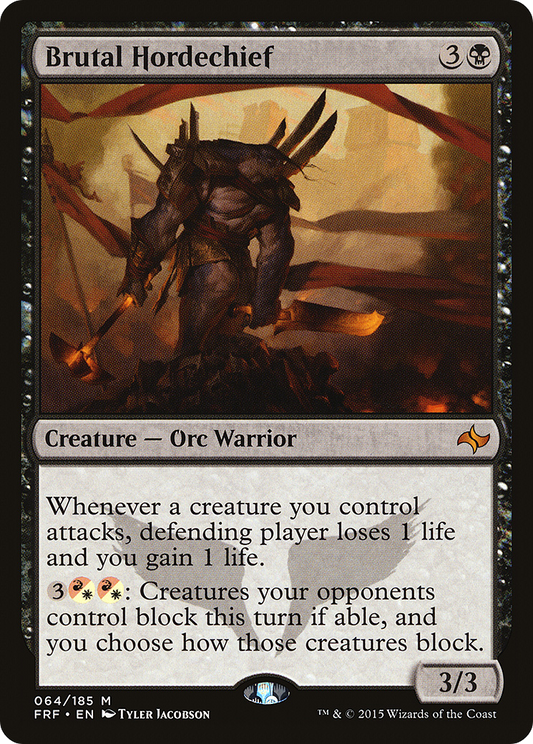 Brutal Hordechief (064) Foil - Fate Reforged