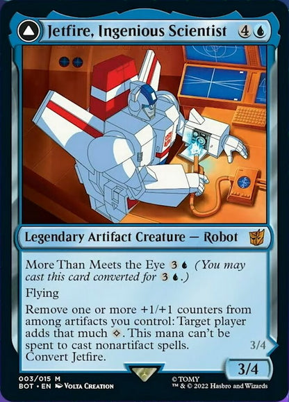 Jetfire, Ingenious Scientist (003) Foil - Transformers