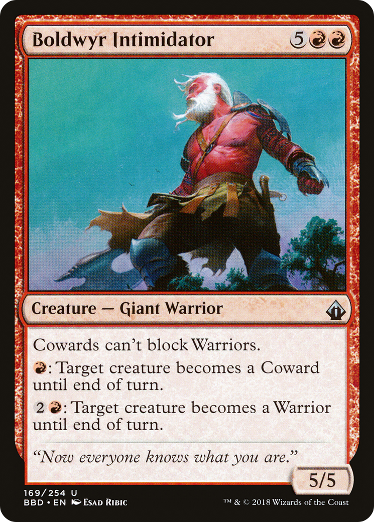 Boldwyr Intimidator (169) Foil - Battlebond