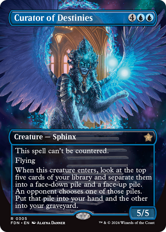 Curator of Destinies (Borderless) [Foundations] Foil