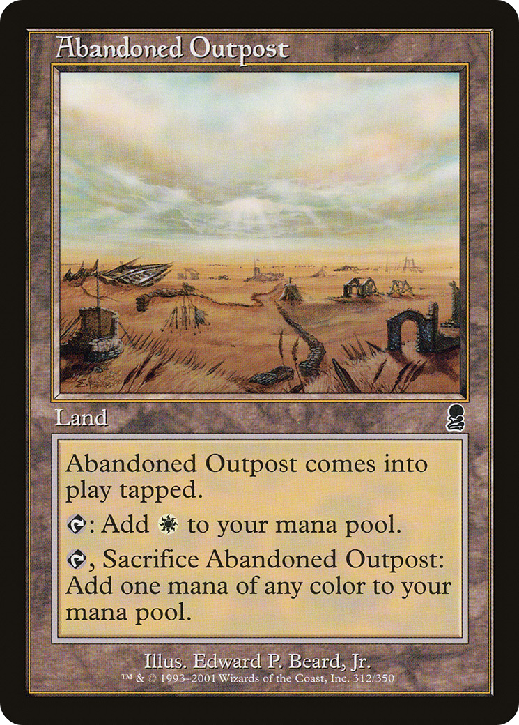 Abandoned Outpost (312) Foil - Odyssey