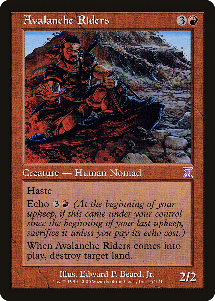 Avalanche Riders (Retro) (055) Foil - Time Spiral Timeshifted