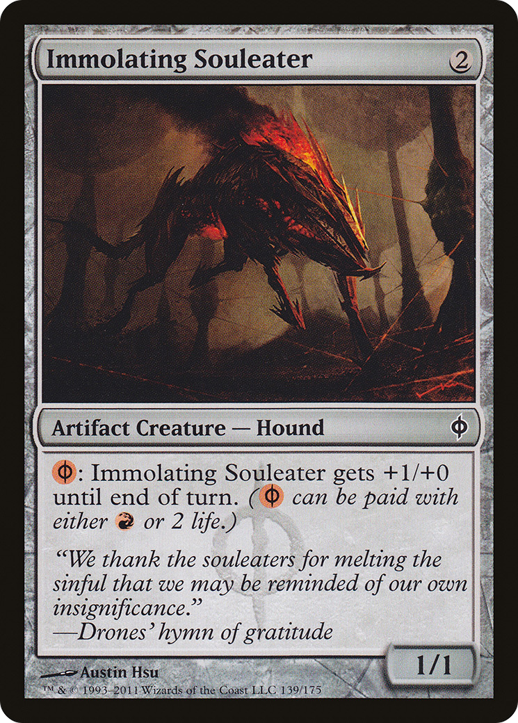 Immolating Souleater (139) - New Phyrexia