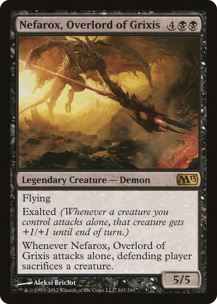 Nefarox, Overlord of Grixis (103) - Magic 2013
