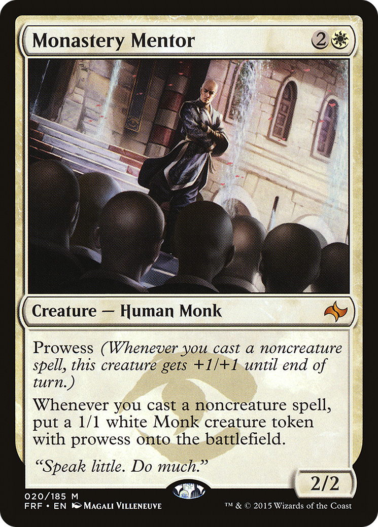 Monastery Mentor (020) Foil - Fate Reforged