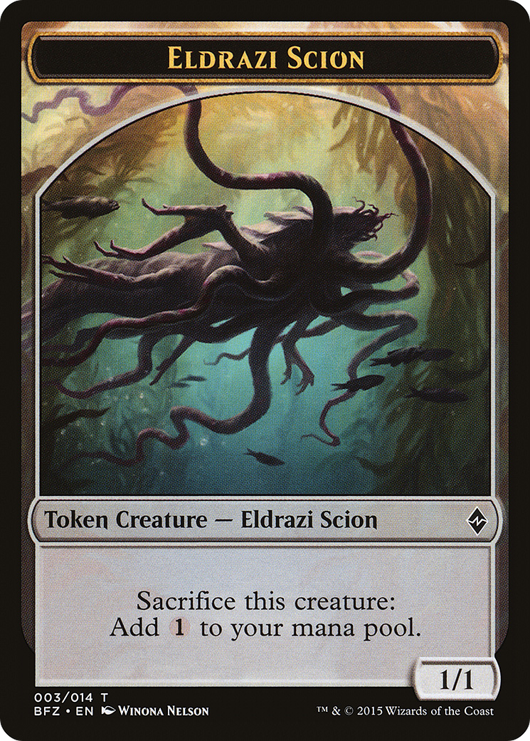 Eldrazi Scion Token (003/014) [Battle for Zendikar Tokens] | Silver Goblin