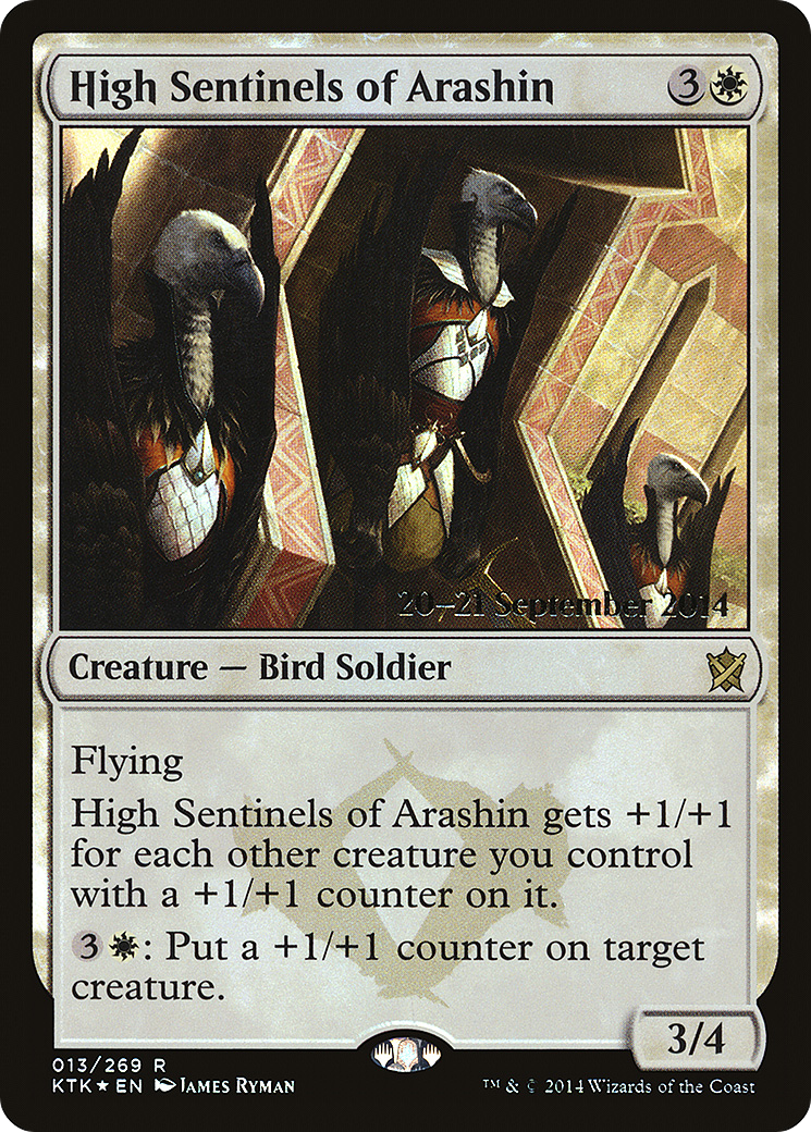 High Sentinels of Arashin (013) Foil - Khans of Tarkir Promos