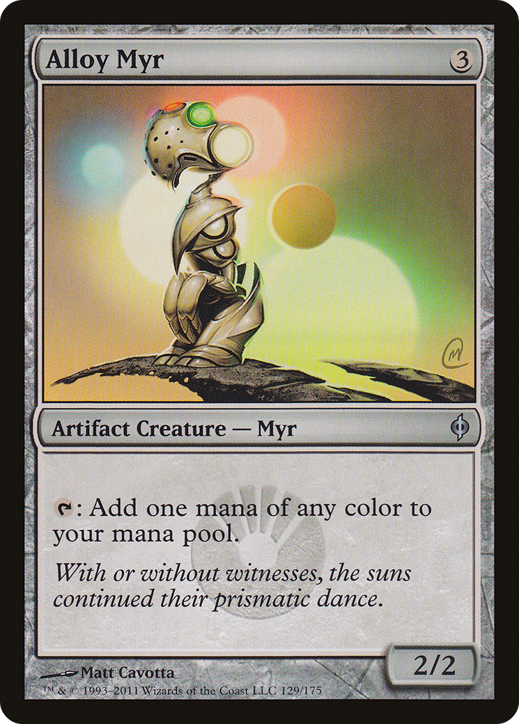 Alloy Myr [New Phyrexia] | Silver Goblin