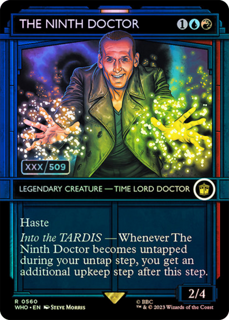 The Ninth Doctor (Serial Numbered) (Showcase) (560) Foil - Doctor Who