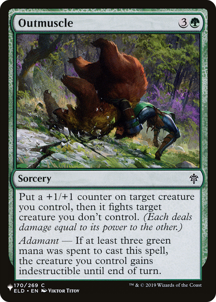 Outmuscle (ELD-170) - The List