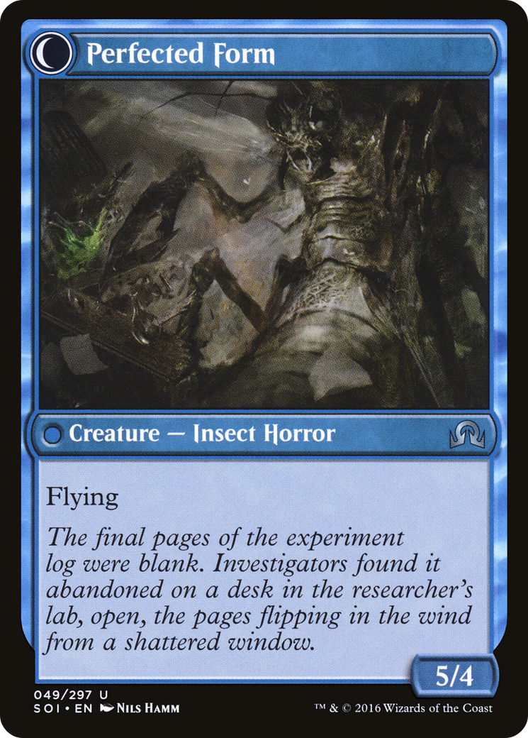Aberrant Researcher // Perfected Form (049) - Shadows over Innistrad