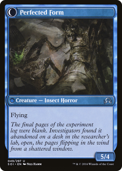 Aberrant Researcher // Perfected Form (049) - Shadows over Innistrad