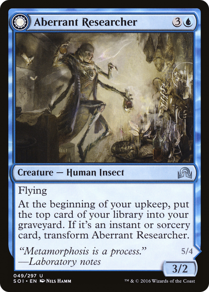 Aberrant Researcher // Perfected Form (049) - Shadows over Innistrad